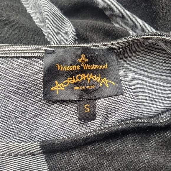 Vivienne Westwood Anglomania Black And Grey Asymmetrical Dress, VGUC, Size S - Picture 5 of 6
